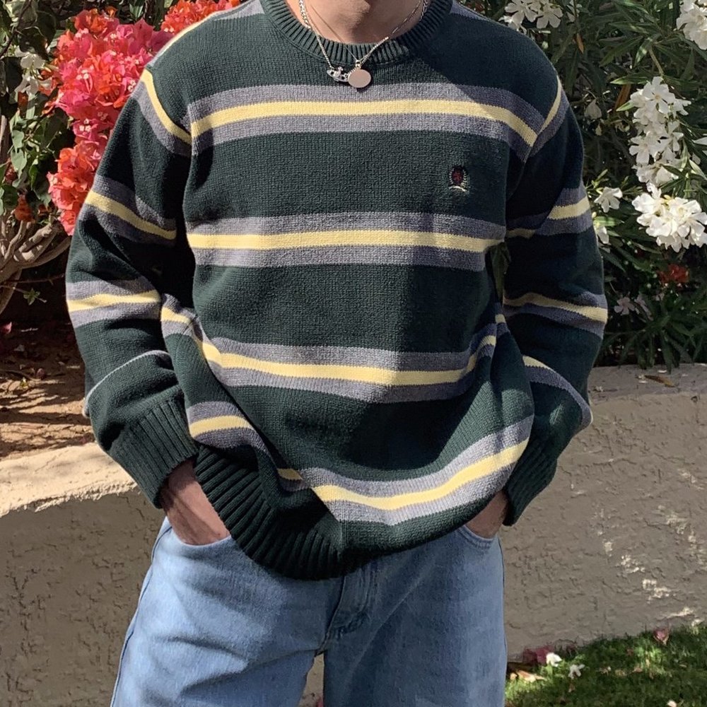 Green Tommy Hilfiger Sweater